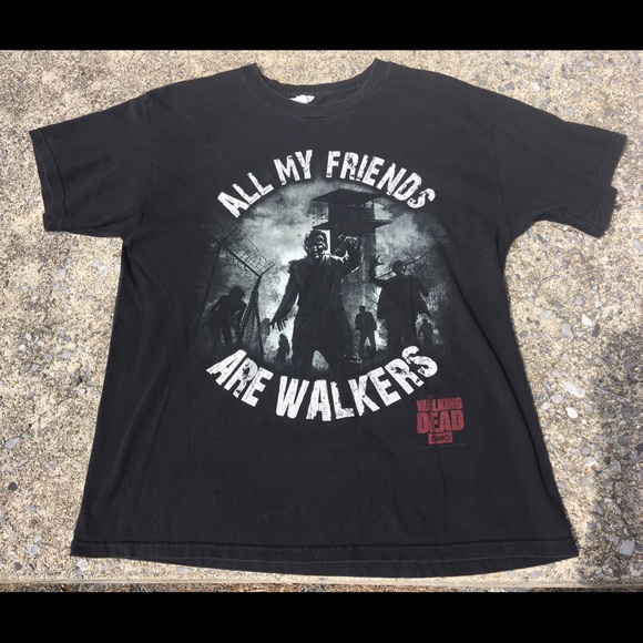 Vintage Other - WALKING DEAD 💀 Unisex tee T-Shirt Black men’s L